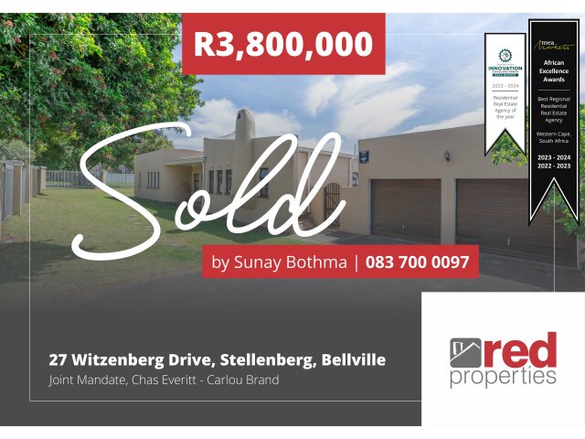  27  Witzenberg street, Stellenberg, Bellville 